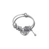 Cute Pet Angel, Light Luxury Niche Girl, Exquisite and Sweet, 925 Silver Synthetic Cubic Zirconia Bracelet, Women's Style ZT2403