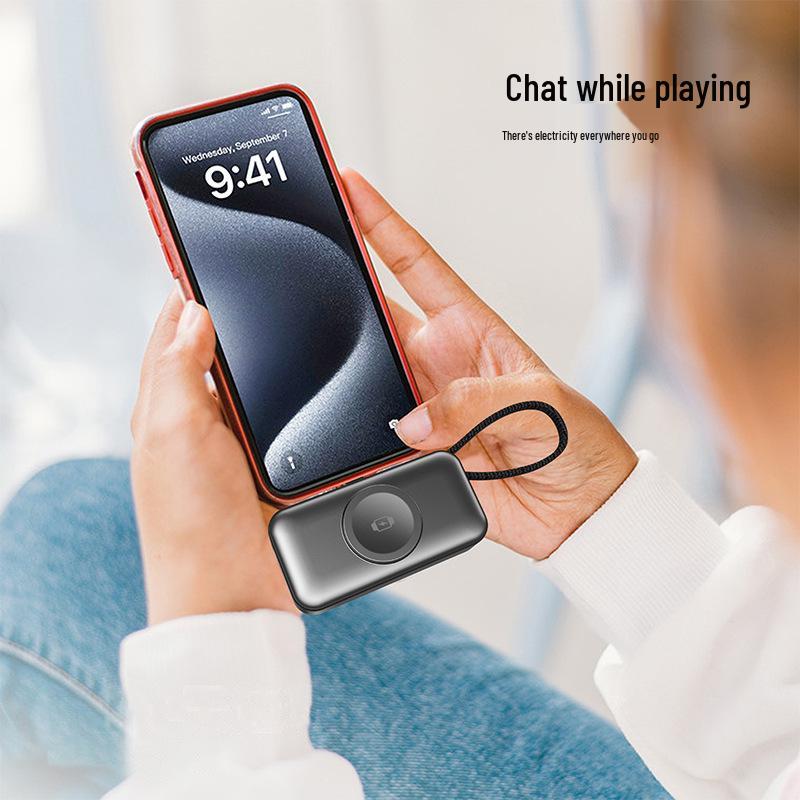 Cross-Border 3-in-1 Magnetic Wireless Charger: 22.5W Power Bank for Watch, Earphones, and Phone.