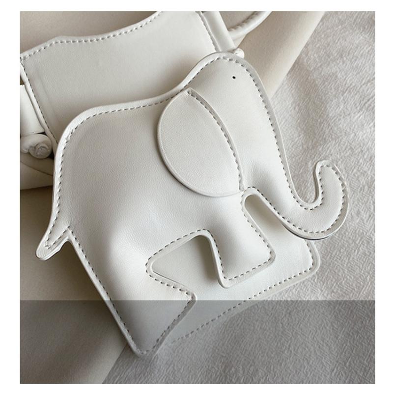 1 Stück Luxus Münzbörse Leder Mini Elefant Umhängetasche Personalisierte Handytasche Niedliche Kleine Umhängetasche Für Damen