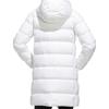 Adidas Logo Print Mid-Length Hooded Down Jacket Women Outerwear White FQ7570