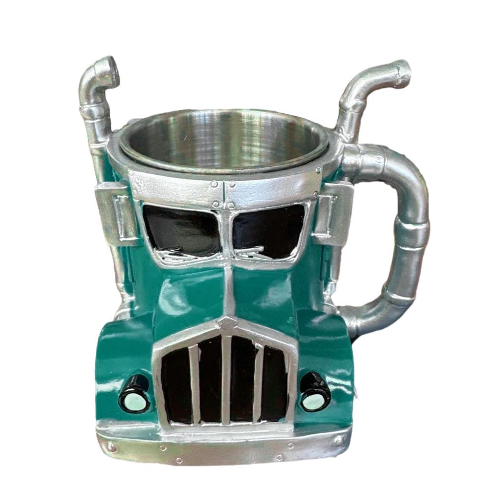 Semi-Truck Coffee Mugs Handcrafted Truck Coffee Mug Creative Truck Coffee Cup for Truck Driver