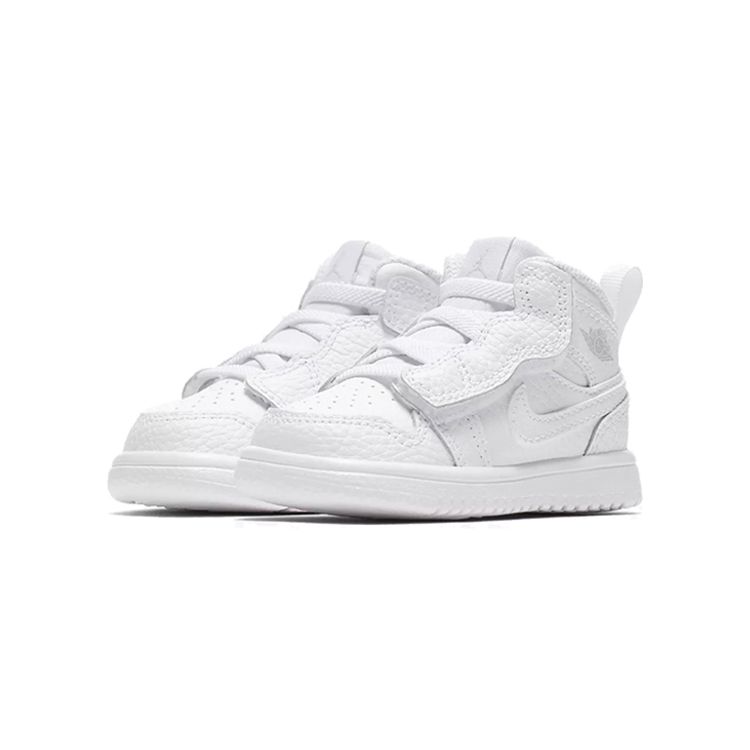 Jordan Air  1 Mid Alt Fuel Comfortable Casual High-Top Walker Shoes Baby Shoes White AR6352-109