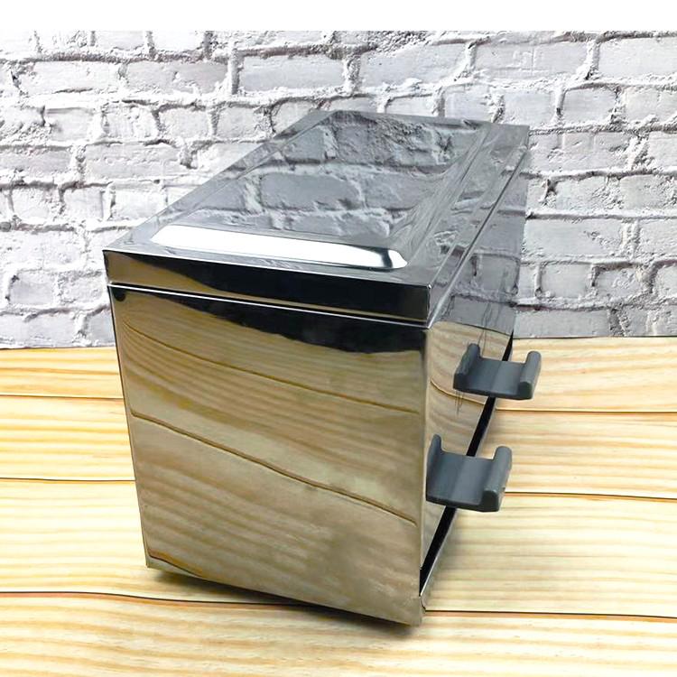 Stainless Steel Commercial Chopstick Holder with Lid