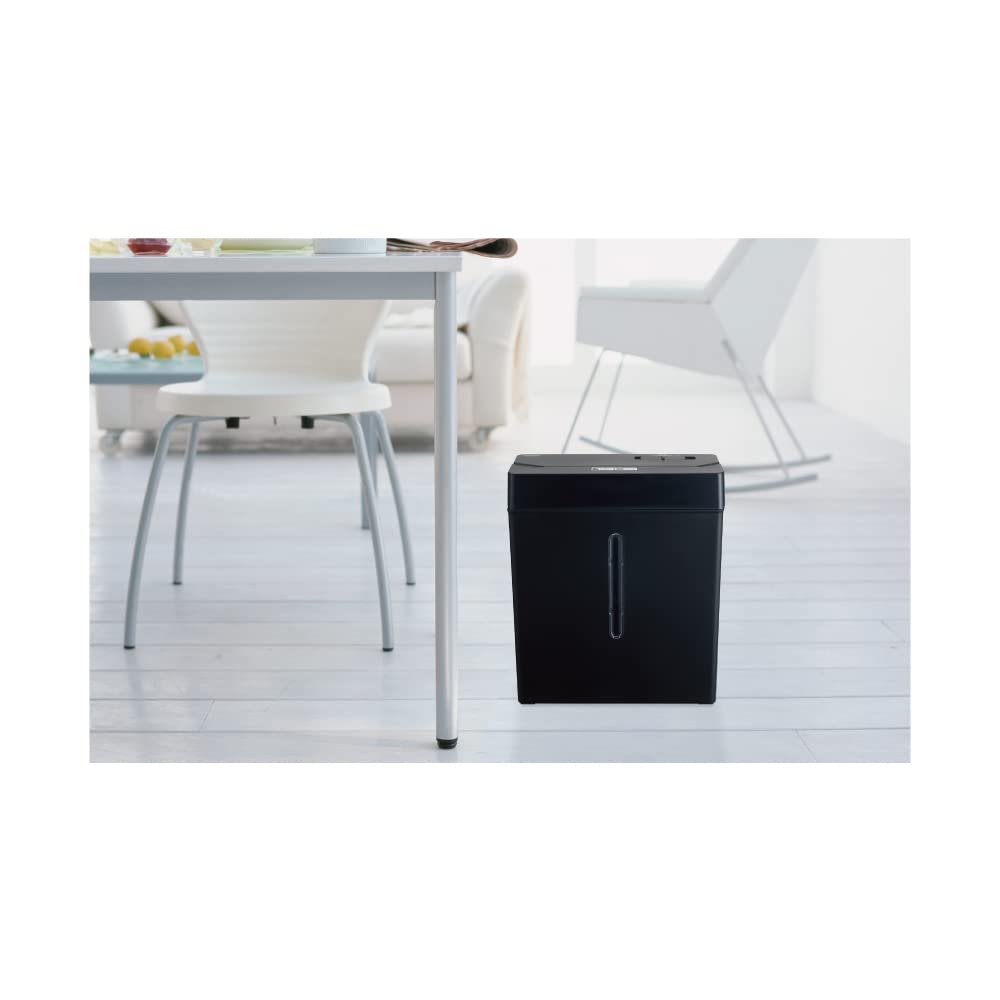 Nakabayashi Personal Shredder, Cross-Cut, 4 X 27mm, Quiet, Black