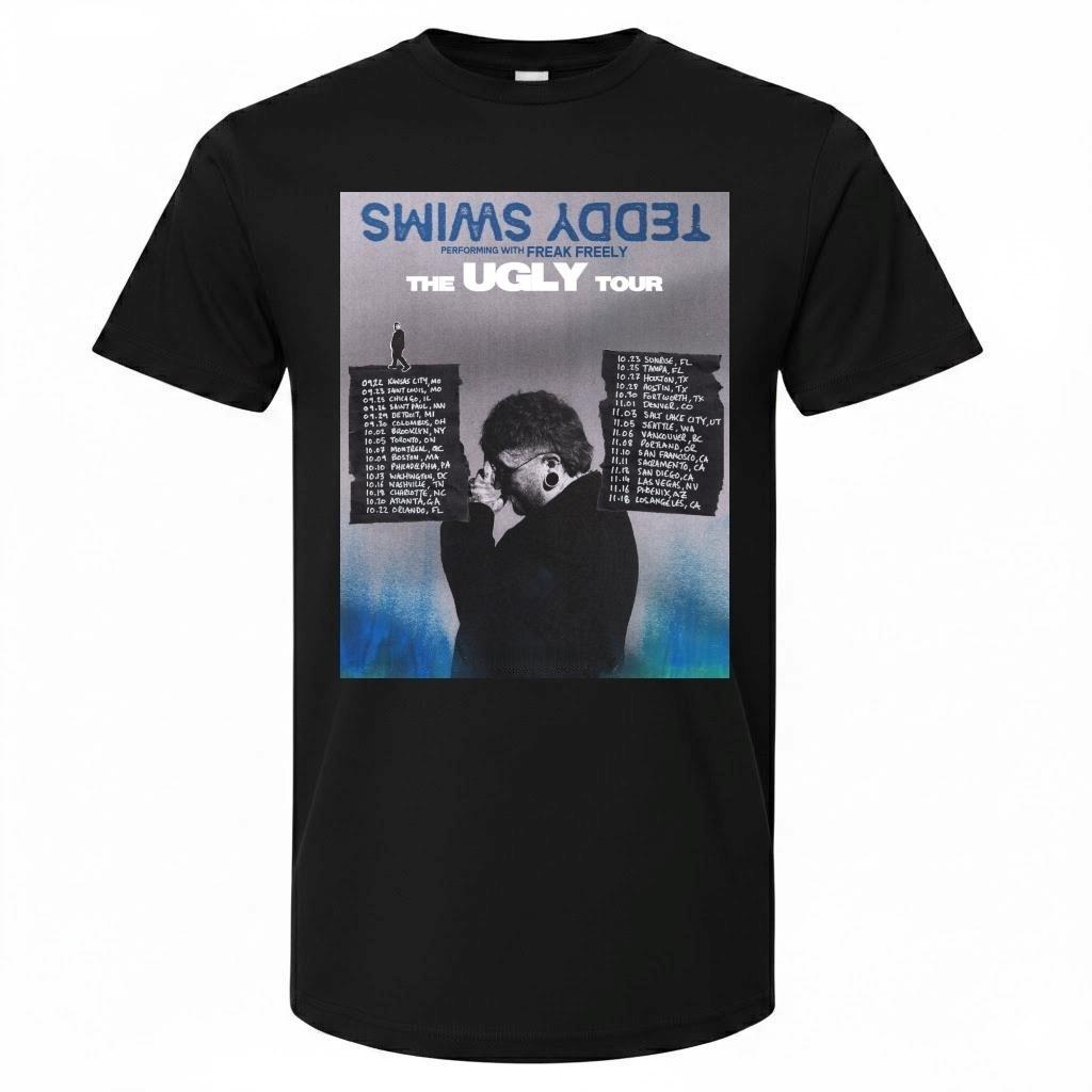 

Teddy Swims The Ugly Tour 2026 Schedule Tour graphic Unisex T Shirt Unisex Cotton ONeck Short Sleeve Y2k Oversized Popular Tee Top M