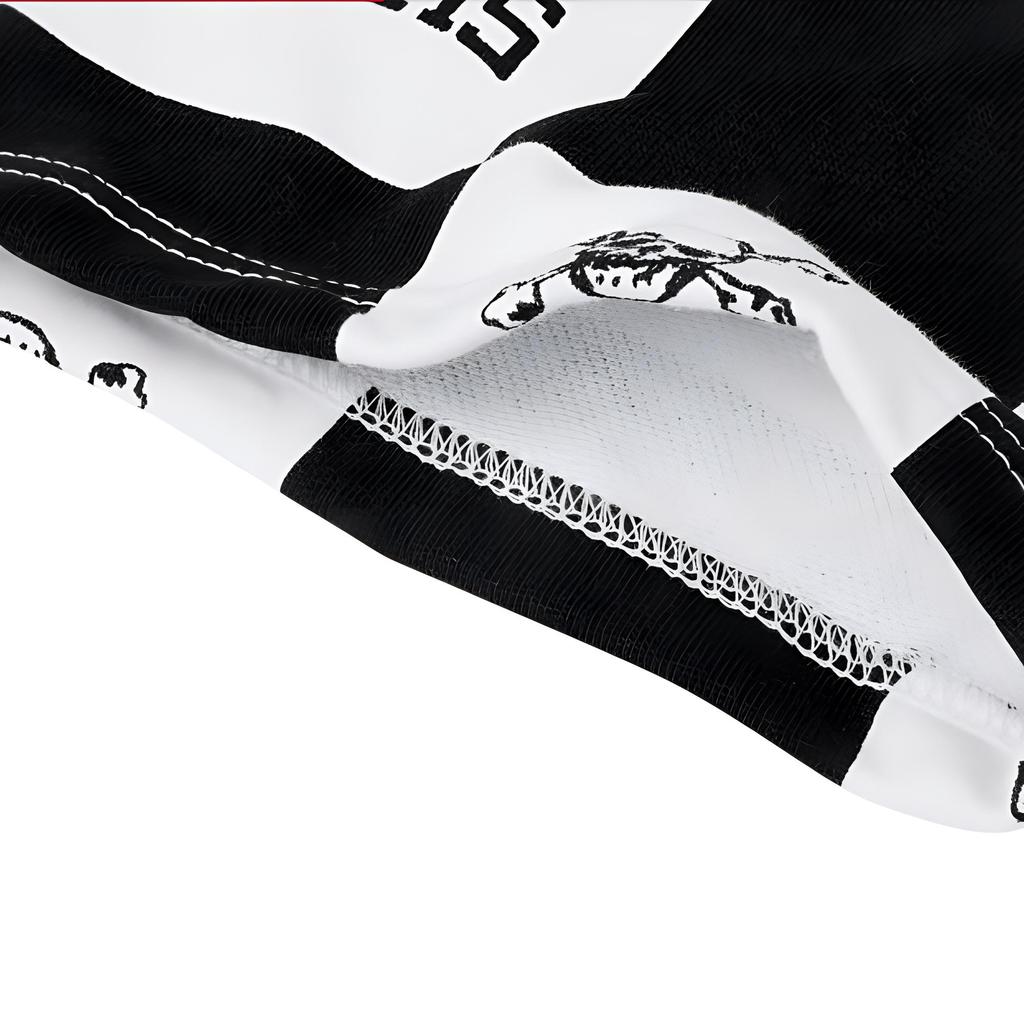 Vans Checkerboard Skull Print Vintage American Crew Neck Short Sleeve T-Shirt Unisex T-Shirt Black White VN0A54JUZ79