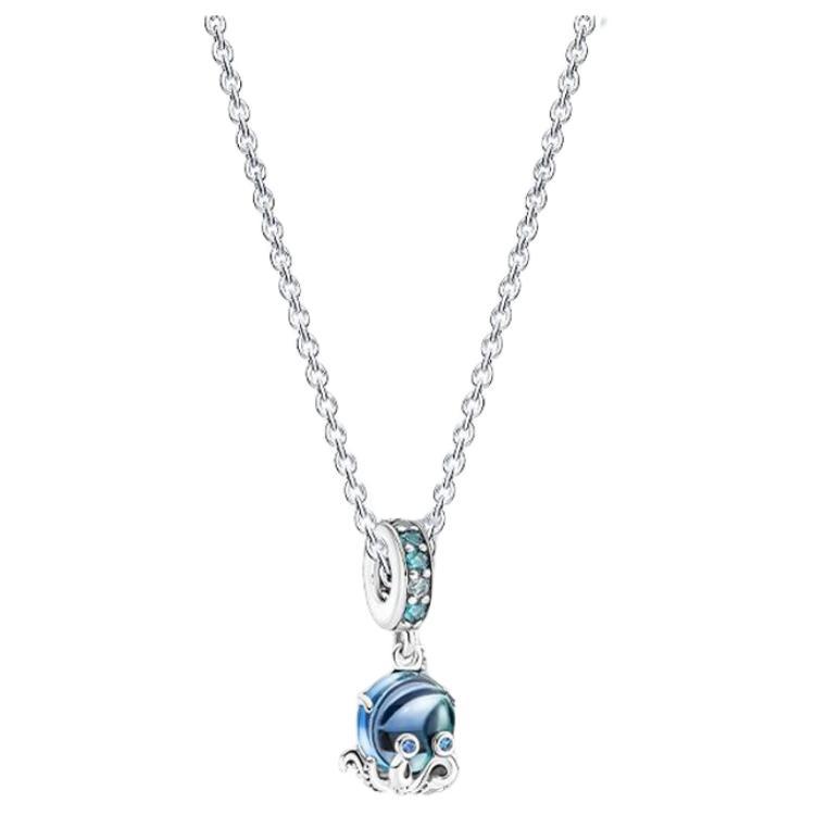 

Pandora Ocean Blue Necklace Set Women necklaces B801945 Box