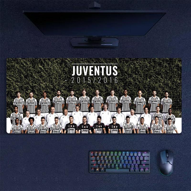 Juventus Mouse Pad, Large Gaming Desk Mat, Non-slip XXL Mousepad for Laptop & Tablet, Mini PC Playmat with Stitched Edges