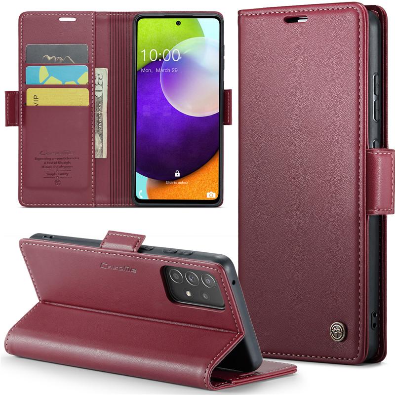 

Роскошный кожаный чехол для Samsung A12 A13 A04S A20 A30S M10S A22S A54 A53 A52 A50 A23 A24 A50S A32 M32 A33 A34 A73 A72 A71 чехол с карманом для карт задняя крышка A20 A30 M10S винный