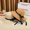 Straw Hat Women's Summer Sunshade Seaside Sun Hat Children's New Summer Eaves Anti-ultraviolet Sunscreen Hat Tide