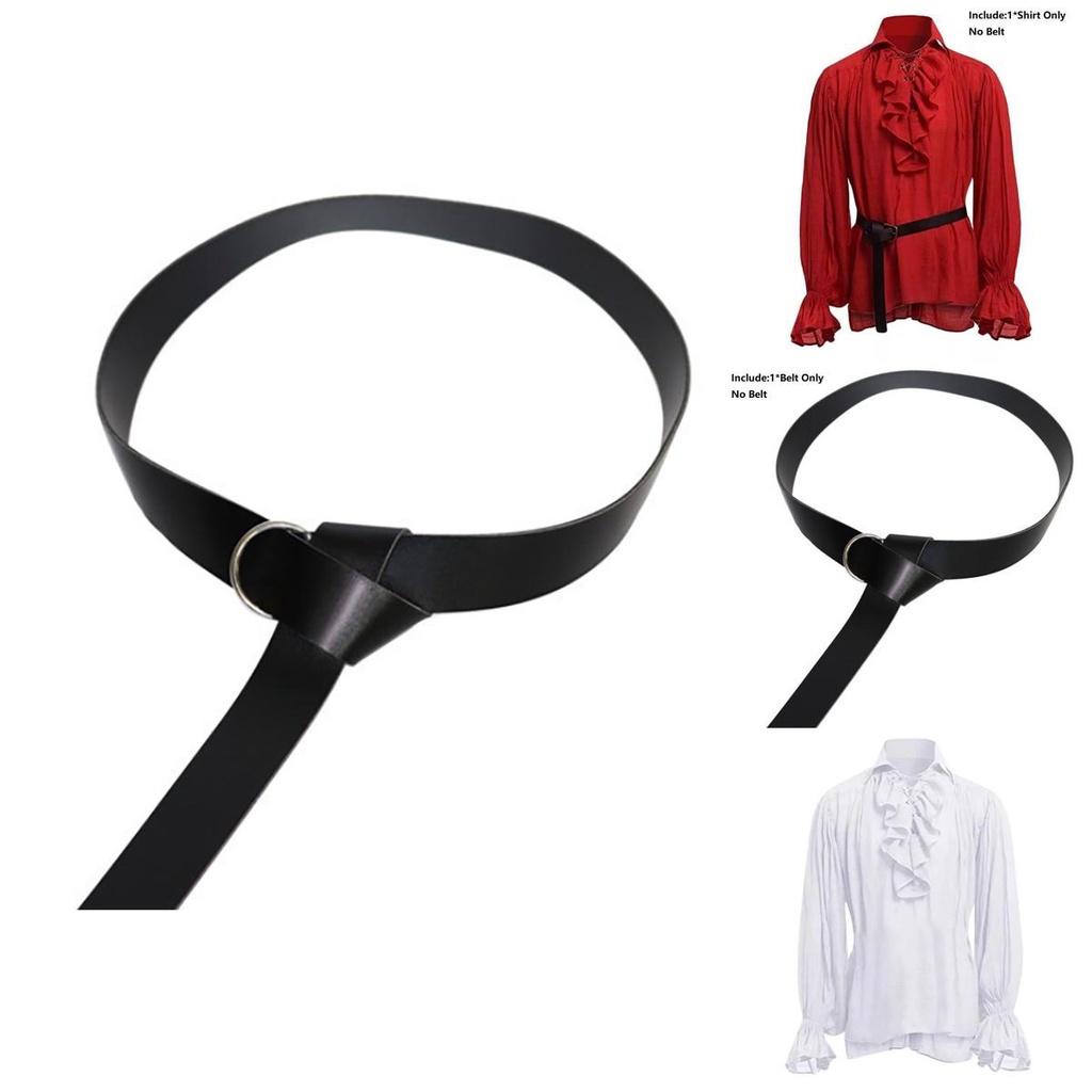 Classic Men Medieval Renaissance Pirate Shirt With Long Sleeve Stylish Design