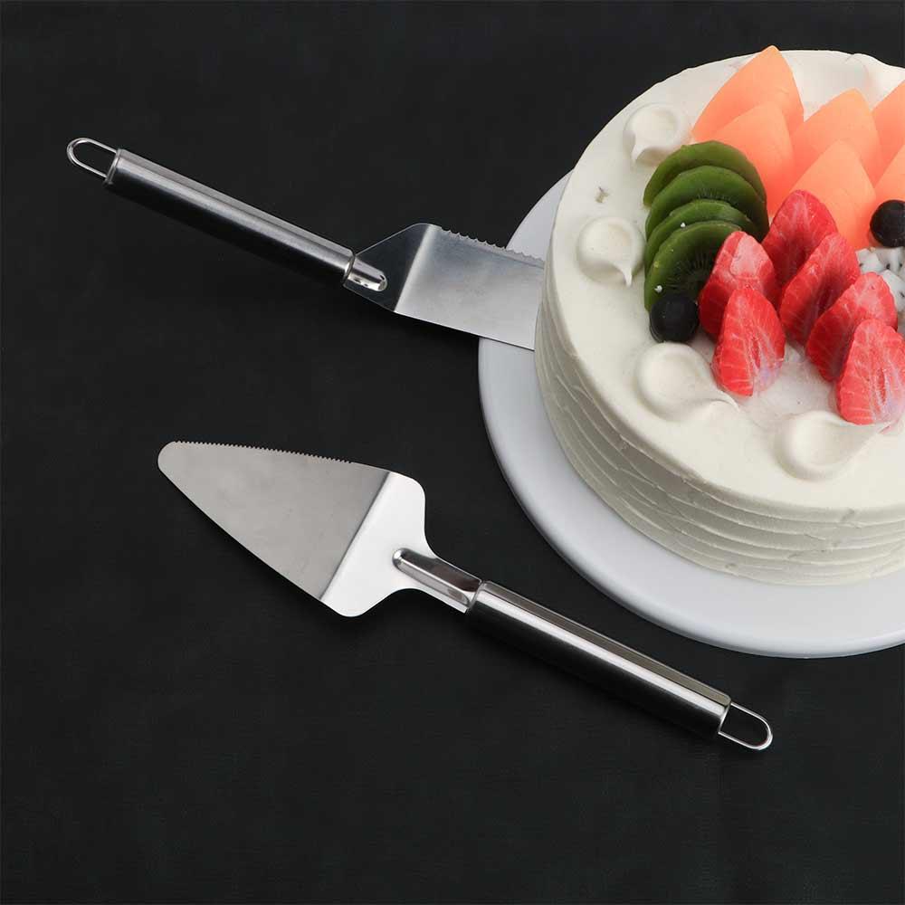 Stainless Steel Pastry Blade Shovel Cake Cutter Baking Tool Pie Server Pizza Spatula