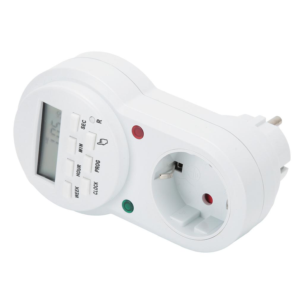 16A Intelligente Digitale Programmierbare Zeitschaltsteckdose Zyklische Zeitschaltsteckdose Schalter