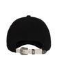 Aleseueseussi Denim Patched Rivet Ball Cap - Black/Ivory