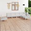 Day and Night - Day and Night Garden Furniture Set 7 Pieces Solid White Pine Wood