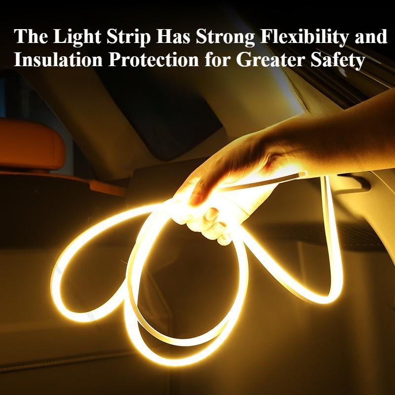 Für BYD HAN L EV DMi 2025 Auto Kofferraum Aufhellende LED-Streifenbeleuchtung Wasserdicht Flexibles Zubehör