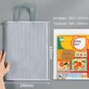 Zipper A4  Storage Bag Mesh Stationery New File Folders  Office