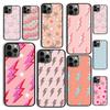 Autumu Preppy Stars Lightning Pink Phone Case Cover for iPhone 17 Air 16 16e 15 12 11 13 14 Pro Max Apple Plus Coque