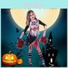 Spooky Halloween Girls Zombie Cheerleader Cosplay Costume For Carnivals And Parties