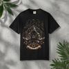 Gothic Libra Zodiac T-Shirt, Grim Reaper Scales Design, Dark Academia Tee