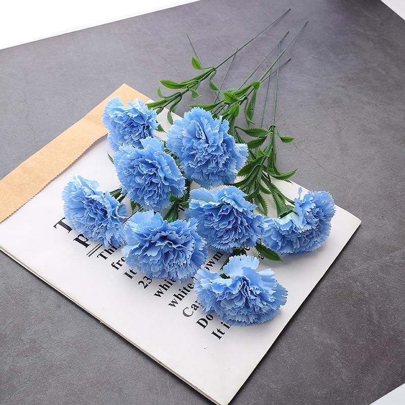 Silk Carnation Bouquet: Teacher's Day, Mother's Day, Women's Day Decorative Gift