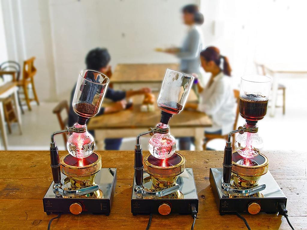 HARIO Technica 3-Person, 3-Cup Coffee Siphon, Made In Japan, TCAR-3