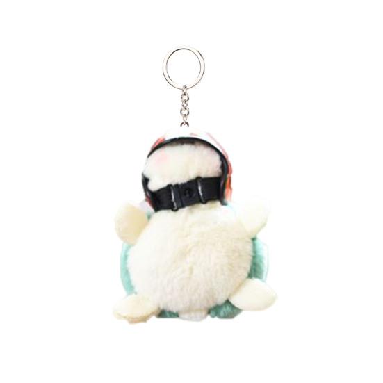 Doll Pendant Keychain Turtle Shape Plush Doll Key Holder Easy to Carry Lightweight Keychain Backpack Accessories
