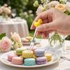 6Pcs Reusable Fruit Dessert Fork Cartoon Cute Fruit Forks Stainless Steel Cake Fork  Party Tableware