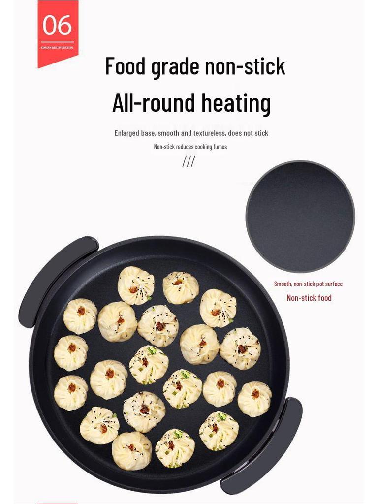 Large Non-stick Multifunctional Electric Frying Pan and Pancake Maker for Home and Commercial Use