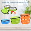 Stainles Steel Food Storage Container Many Tiers Insulated Lunch Boxs for Home Use