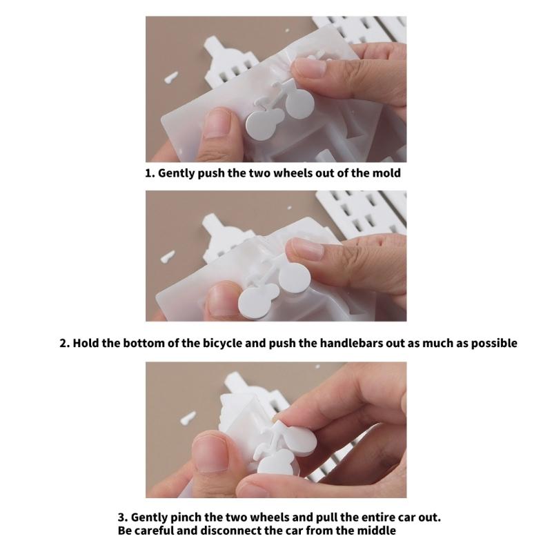 Moule en silicone en résine pour maison et bougeoirs - Fournitures d'artisanat multifonctions pour projets d'artisanat et de décoration