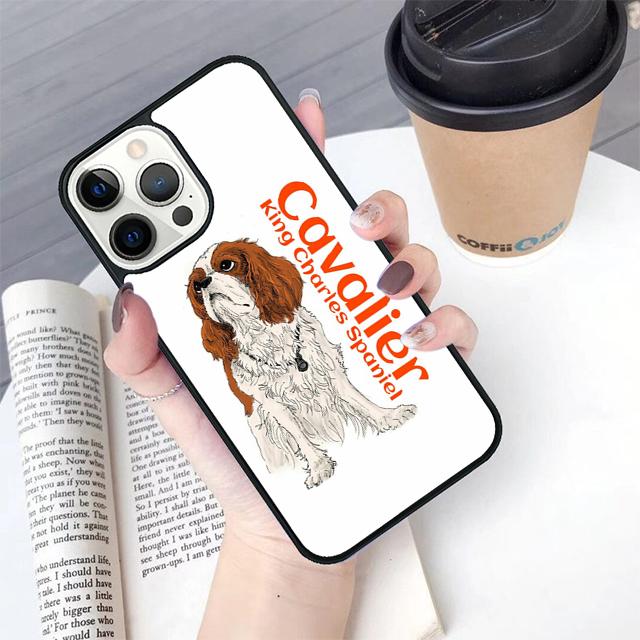 Cavalier King Charles Spaniel Dog phone Case Cover For iPhone 17 Air 16 15 14 Plus For Apple 11 12 13 Pro Max coque coque