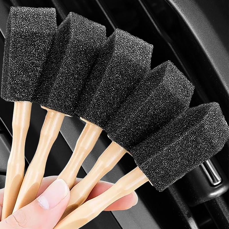 

1-60PCS Car Air Vent Sponge Brush Interior Detailing Dust Cleaner Dashboard Air Conditioner Removal Brushes Cleaning Accessories About 14cm long