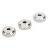 3Pcs Trumpet Valve Cap Metal Silver Screw Piston for Trumpet Replacement Musical Instrument Accessories Trumpet Bottom