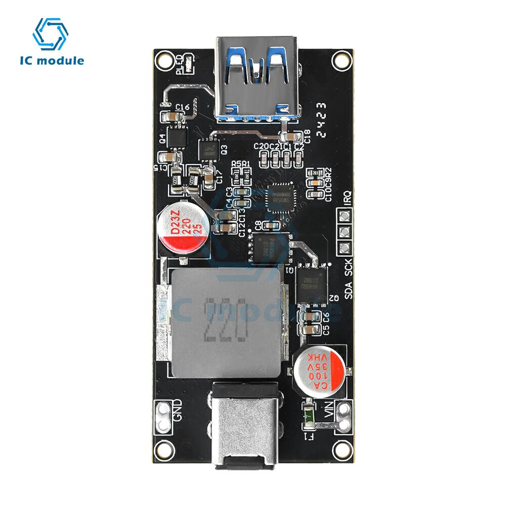 140W PD QC Multi-protocol Desktop Smart Fast Charging Module DC6-30V High Power DC USB Fast Charger Module