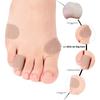 Sweat-absorbing, Breathable, Anti-wear Foot Stickers, High Heels, Small Oval Corns Stickers, Multi-functional Flannel Stickers At Will