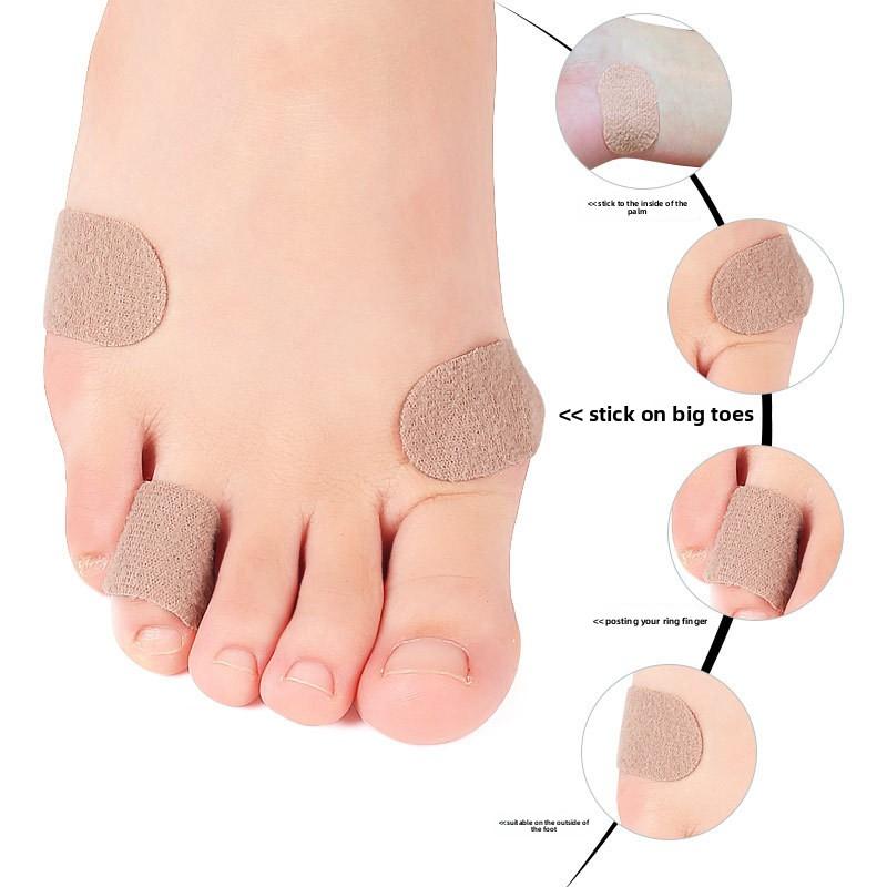 Sweat-absorbing, Breathable, Anti-wear Foot Stickers, High Heels, Small Oval Corns Stickers, Multi-functional Flannel Stickers At Will