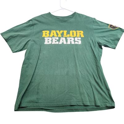 Baylor Bears Mens XL Green NCAA Collegiate Graphic Tee Box Seat Unisex T-Shirt