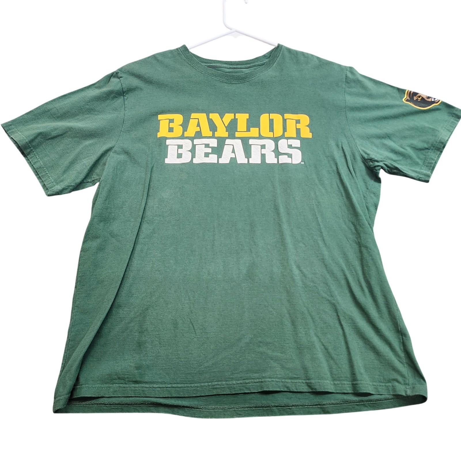 Baylor Bears Mens XL Green NCAA Collegiate Graphic Tee Box Seat Unisex T-Shirt M