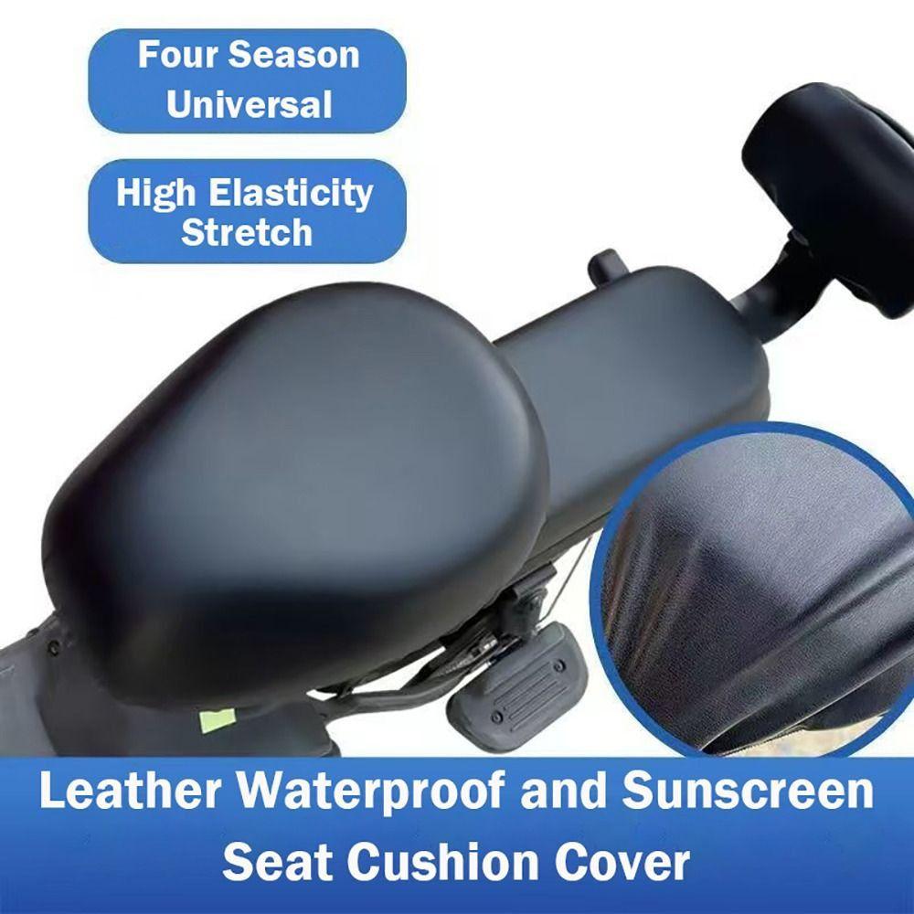 Universal Electric Vehicle Seat Cover Leather Electric Vehicle Protection New Cushion Cover