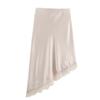 High Waisted Satin Half Slip Dress Lace Lace Underskirt Fashion Elegant Skirts  for Girls