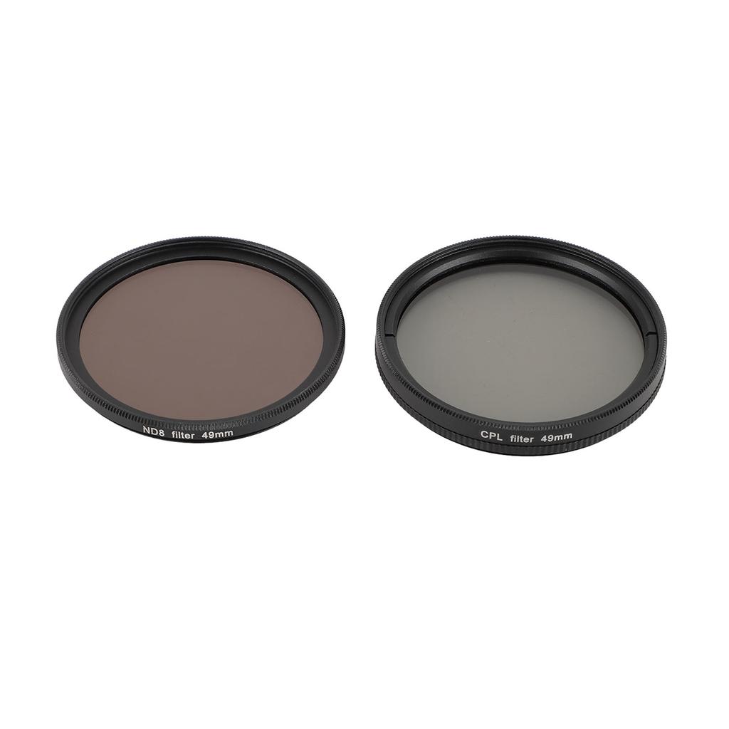 3 in 1 Camera Filter Set UV CPL ND8 Optical Glass Aluminum Alloy Anti Fingerprint DSLR Camera Lens Filter with Storage