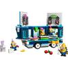 LEGO Minion Music Party Bus Toy, Birthday Gift, Building Blocks, for Girls and Boys Ages 7, 8, and 9, Pretend Play, Pretend Play, Model 75581