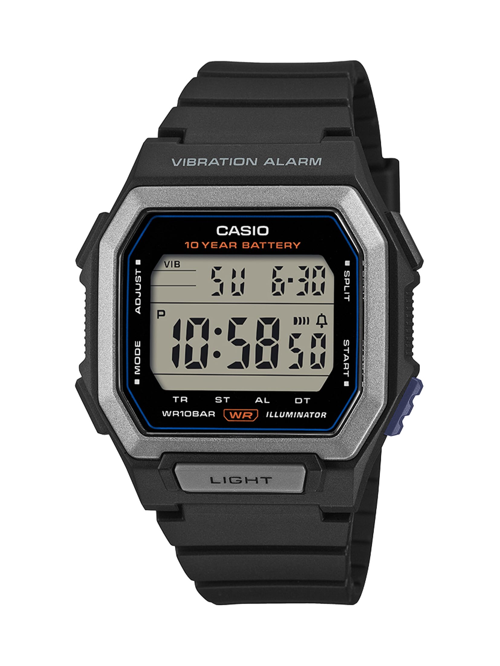 Casio Collection W-738H-1AJF Men s Black Wristwatch