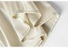 Women's Mulberry Silk White Satin Shirt - Long-Sleeved, Loose Fit, Elegant Commute Top