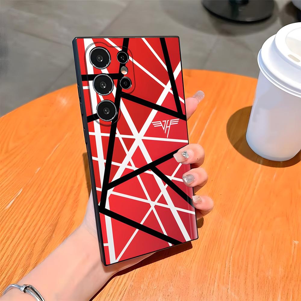 

Eddie Van Halen Graphic Guitar Phone Case For Samsung S26 S25 Ultra S24 S23 Fe S22 S20 S21 Plus A54 A34 A53 A16 Back Cover Samsung s24