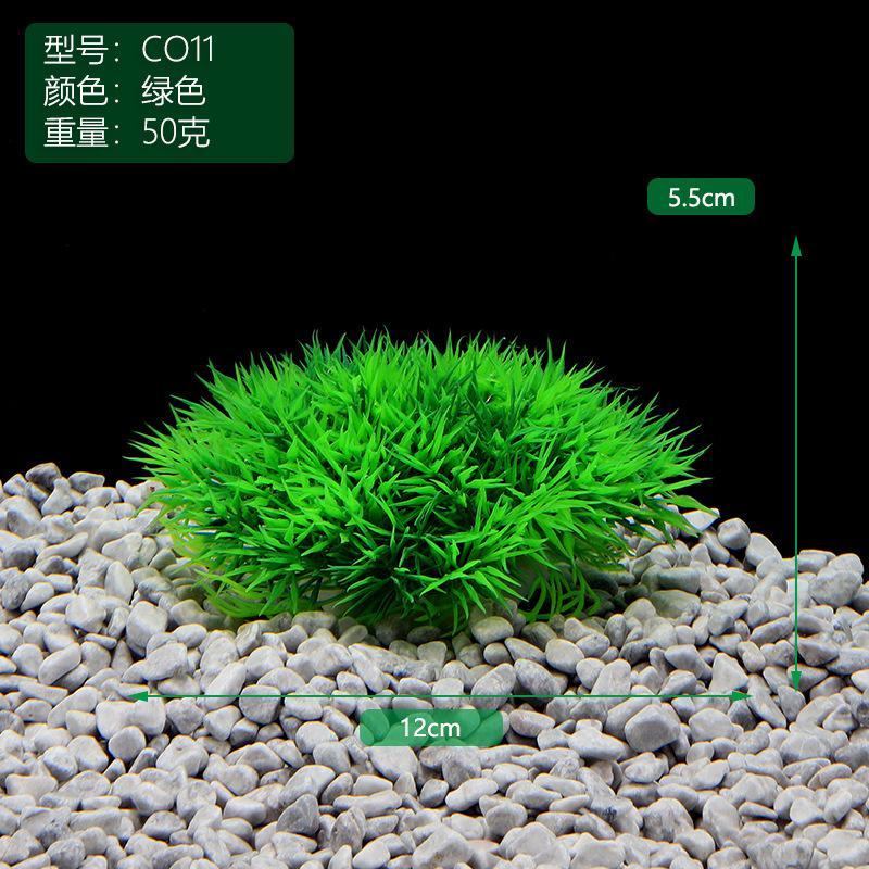 Fish Home Fish Tank Decoration Fish Tank Landscaping Aquarium Plastic Simulated Water Grass Straw Pile Fake Water Grass
