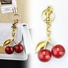 Cherry Keychain, Bag Pendant, Women'S Bag Jewelry, Exquisite Car Keychain, Elegant Couple Buckle.