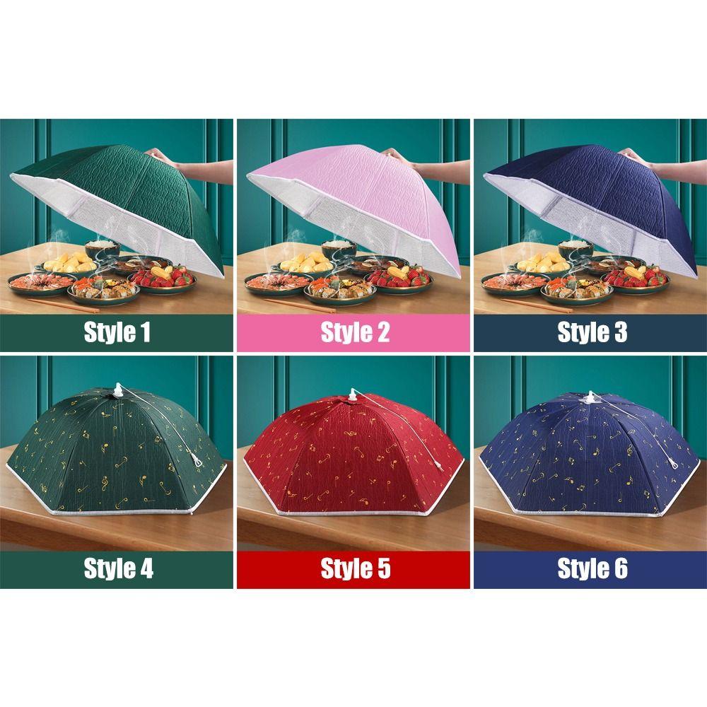 1Pcs Flyproof Table Cover Foldable Storage Kitchen Storage Organizer Insulated Food Cover  Home Use