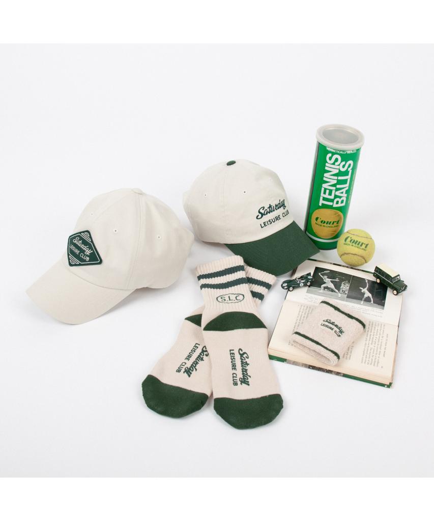 Seleodeilejeokeulleob Signature Ball Cap - Ivory & Green Patch